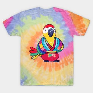 Japanese ninja parrot T-Shirt